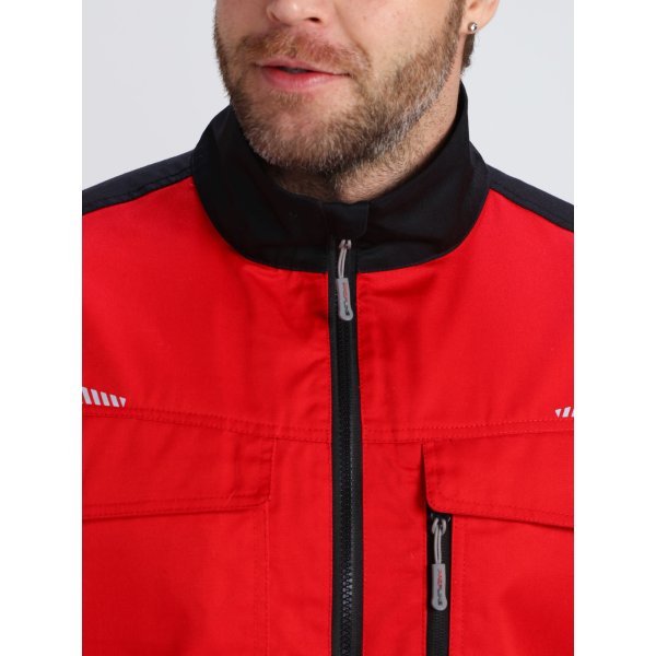 Куртка ProfLineSpecialist (тк.Смесовая,240), красный/черный