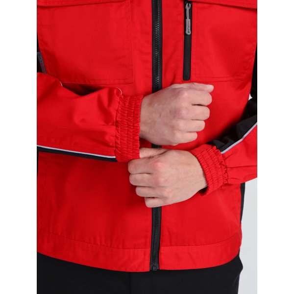 Куртка ProfLineSpecialist (тк.Смесовая,240), красный/черный