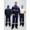 Костюм Виват-1 Премиум CH МВО (тк.Смесовая,240) брюки, т.синий/черный/васильковый