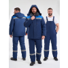 Костюм зимний Квайл-2 СОП  (тк.Смесовая,210) п/к, т.синий/васильковый