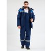 Костюм зимний Квайл-2 СОП  (тк.Смесовая,210) п/к, т.синий/васильковый