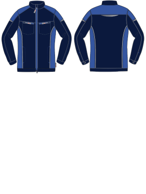 Куртка женская ProfLineSpecialist (тк.Смесовая,240), т.синий/васильковый