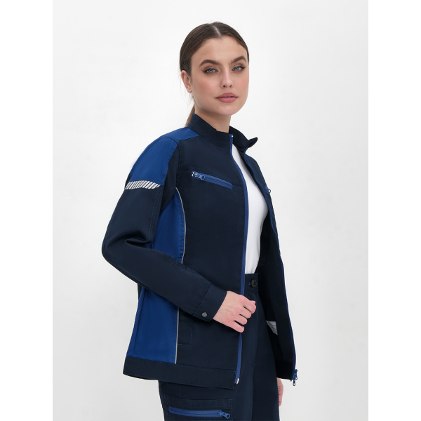 Куртка женская ProfLineSpecialist (тк.Смесовая,240), т.синий/васильковый