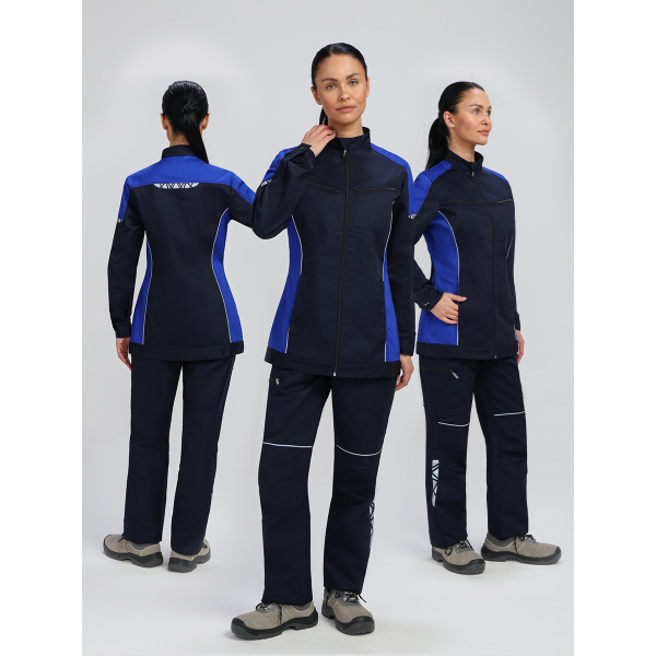Куртка женская ProfLineSpecialist (тк.Смесовая,240), т.синий/васильковый