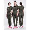 Костюм женский хирургический Модерн-004 (тк.Стрейч,120) MedLine, хаки