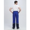 Костюм Строй-1 CH МВО (тк.Смесовая,280) брюки, васильковый/т.синий