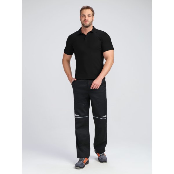 Рубашка поло ProfLineBase (тк.Пике,180), черный