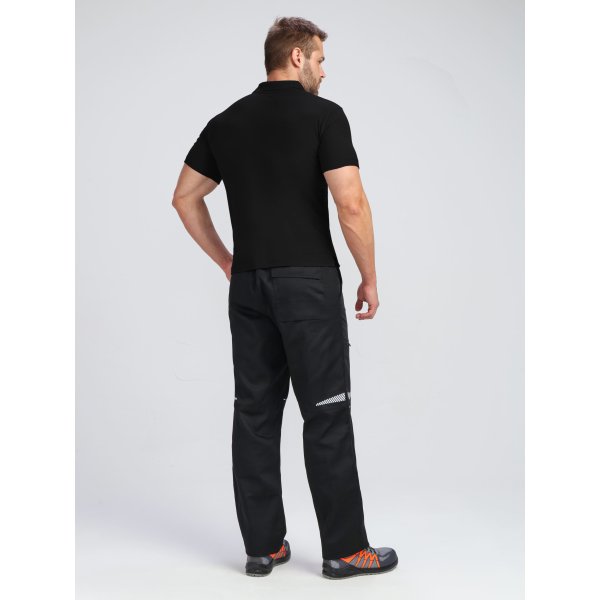 Рубашка поло ProfLineBase (тк.Пике,180), черный