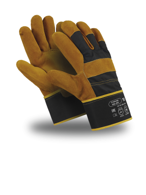 Перчатки Manipula Specialist® Сталкер (спилок/ткань+интерлок), SPL-71/MG-291