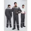 Костюм Лигор-1 СОП (тк.Смесовая,210) брюки, т.серый/св.серый