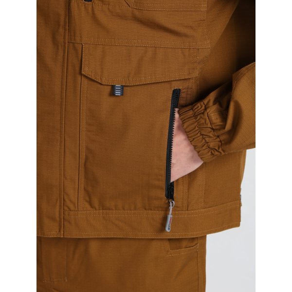 Костюм ProfLineSpecialist-2 (тк.РипСтоп,240) п/к, коричневый/черный