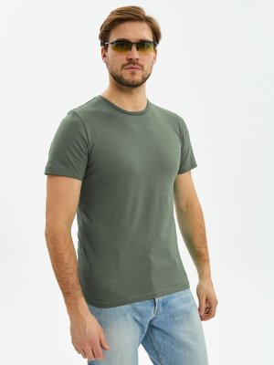 Футболка ProfLineBase (тк.Трикотаж,160), зеленый/2