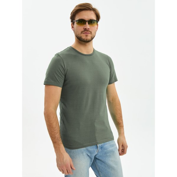 Футболка ProfLineBase (тк.Трикотаж,160), зеленый/2