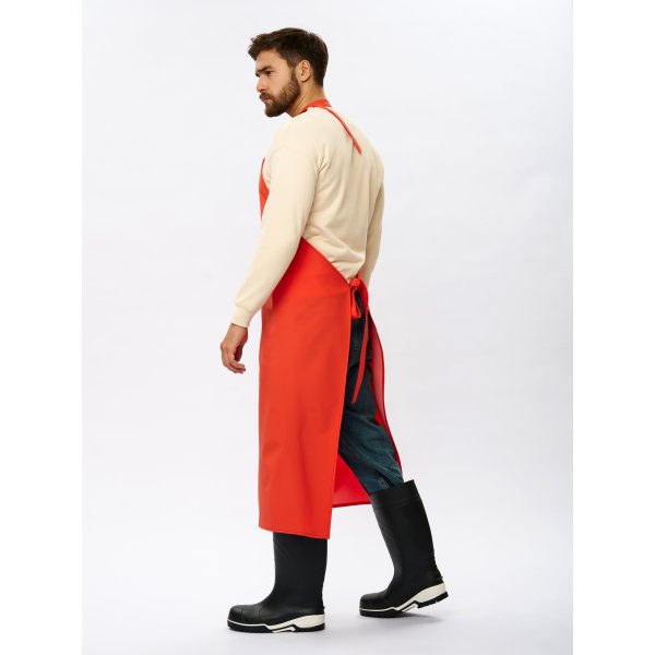 Фартук влагозащитный для рыбаков ProfLineSpecialist (ПВХ,550), оранжевый