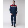 Костюм Лигор-1 СОП (тк.Смесовая,210) брюки, т.синий/красный