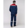 Костюм Лигор-1 СОП (тк.Смесовая,210) брюки, т.синий/красный