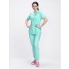 Костюм женский хирургический Модерн-004 (тк.Стрейч,120) MedLine, мятный
