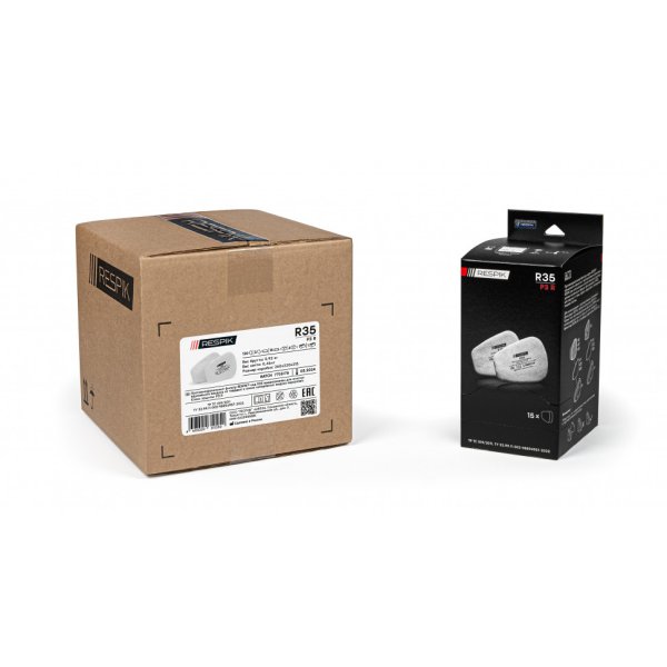 Фильтр противоаэрозольный RESPIK® R35 P3 R (2 шт)