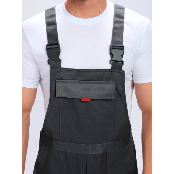 Костюм Флофт-2 Премиум СОП У. (тк.Смесовая,240) п/к, т.серый/серый/красный