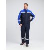 Костюм Бриготек-1 СОП (тк.Смесовая,260) брюки, т.синий/васильковый