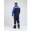Костюм Бриготек-1 СОП (тк.Смесовая,260) брюки, т.синий/васильковый