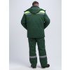 Костюм зимний Квайл-1 СОП (тк.Смесовая,210) брюки, т.зеленый/желтый