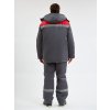 Костюм зимний Труженик-Ультра-1 СОП  (тк.Смесовая,210) брюки, т.серый/красный
