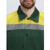 Костюм Лигор-2 СОП (тк.Смесовая,210) п/к, зеленый/желтый