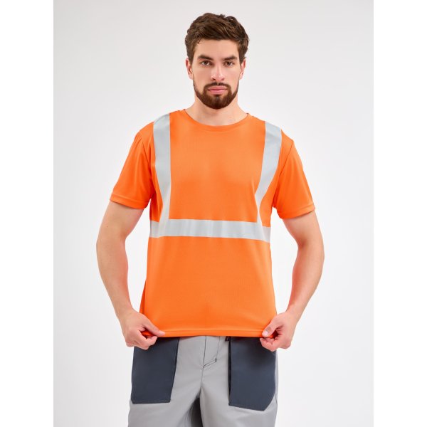 Футболка ProfLineSpecialist СОП (тк.Трикотаж,140), оранжевый