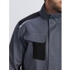 Куртка ProfLineLeader (тк.Хлопок/Спандекс,260), серый/черный