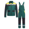 Костюм ProfLineBase-2 (тк.Твил,210) п/к, зеленый/черный/желтый