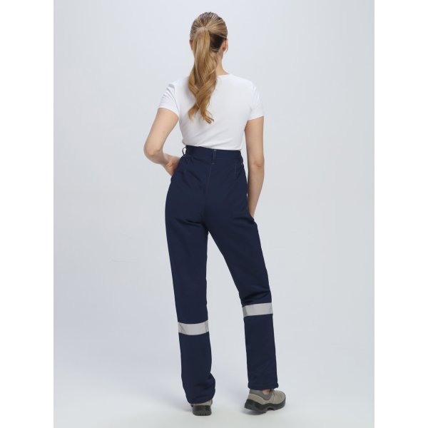 Костюм женский Веснис-1 СОП (тк.Саржа,250) брюки, т.синий/васильковый