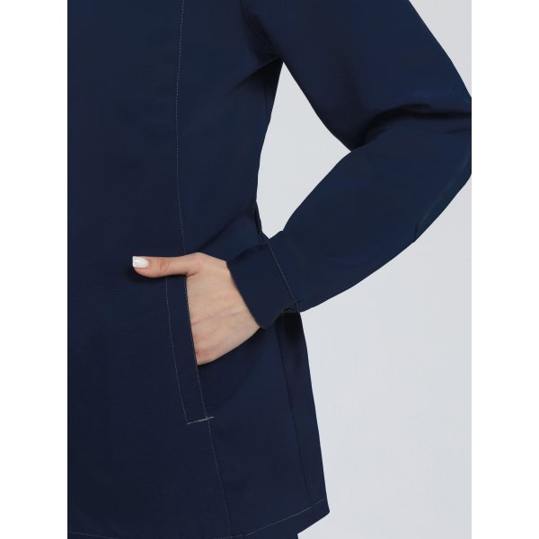 Костюм женский Веснис-1 СОП (тк.Саржа,250) брюки, т.синий/васильковый