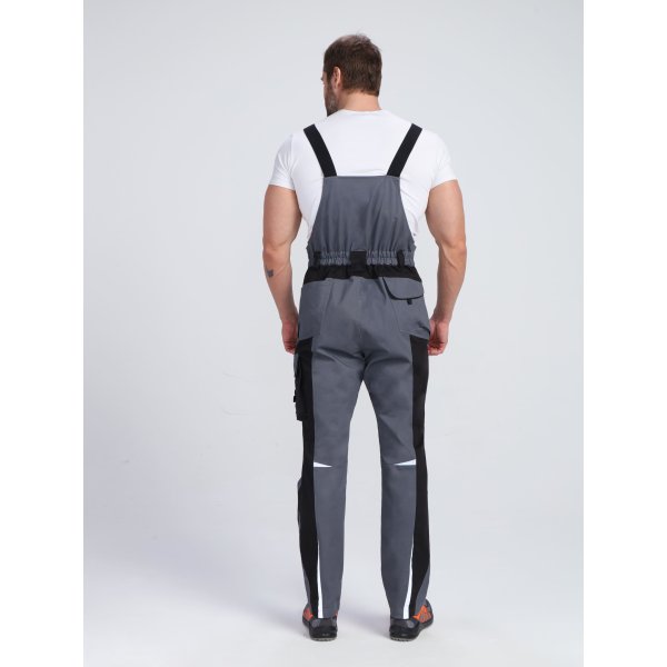 Костюм ProfLineLeader-2 (тк.Хлопок/Спандекс,260) п/к, серый/черный