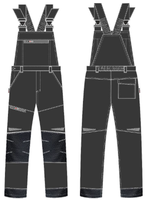 Полукомбинезон ProfLineSpecialist (тк.Смесовая,240), черный