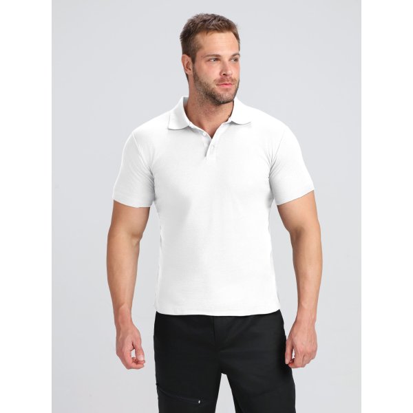 Рубашка поло ProfLineBase (тк.Пике,180), белый
