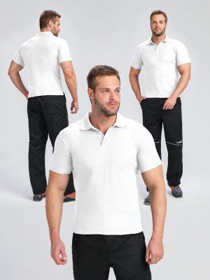 Рубашка поло ProfLineBase (тк.Пике,180), белый