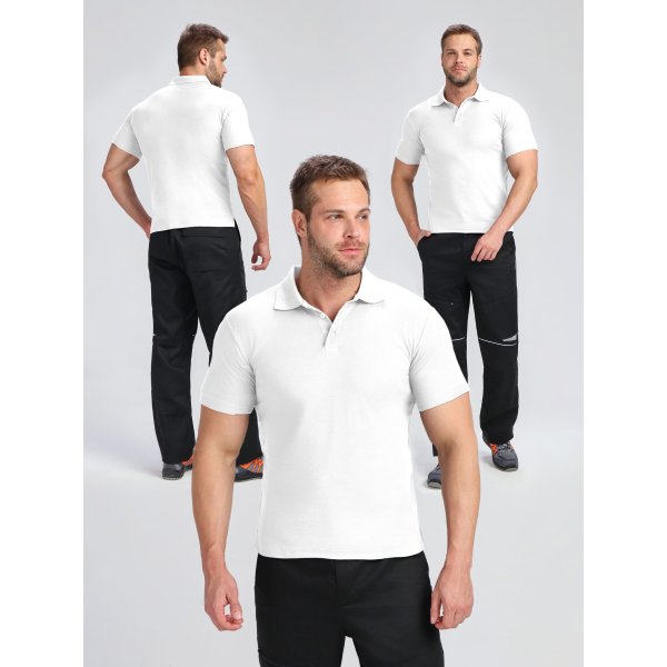 Рубашка поло ProfLineBase (тк.Пике,180), белый