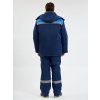 Костюм зимний Квайл-1 СОП (тк.Смесовая,210) брюки, т.синий/васильковый