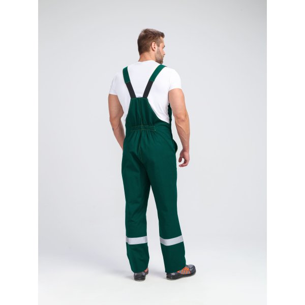 Костюм Бриготек-2 СОП (тк.Смесовая,260) п/к, зеленый/желтый