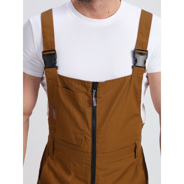 Полукомбинезон ProfLineSpecialist (тк.РипСтоп,240), коричневый/черный