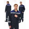 Костюм Липецк-1 СОП CH (тк.Смесовая,280) брюки, т.синий/васильковый