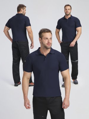 Рубашка поло ProfLineBase (тк.Пике,180), т.синий