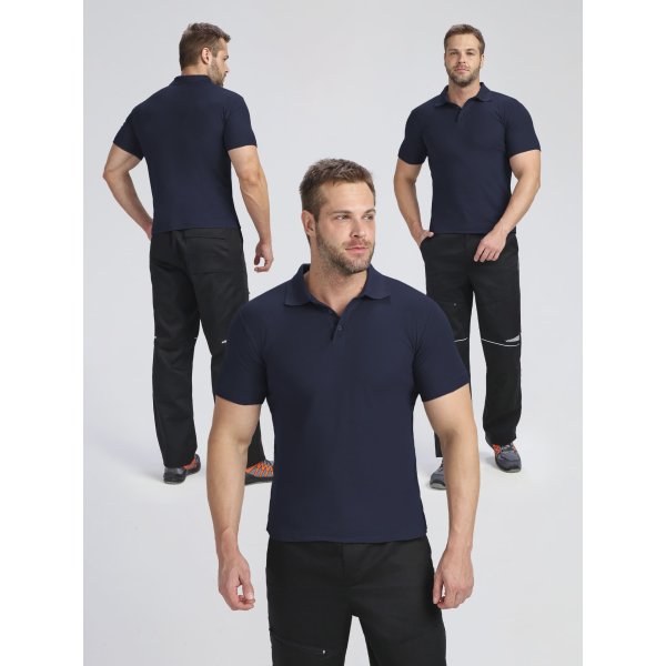 Рубашка поло ProfLineBase (тк.Пике,180), т.синий