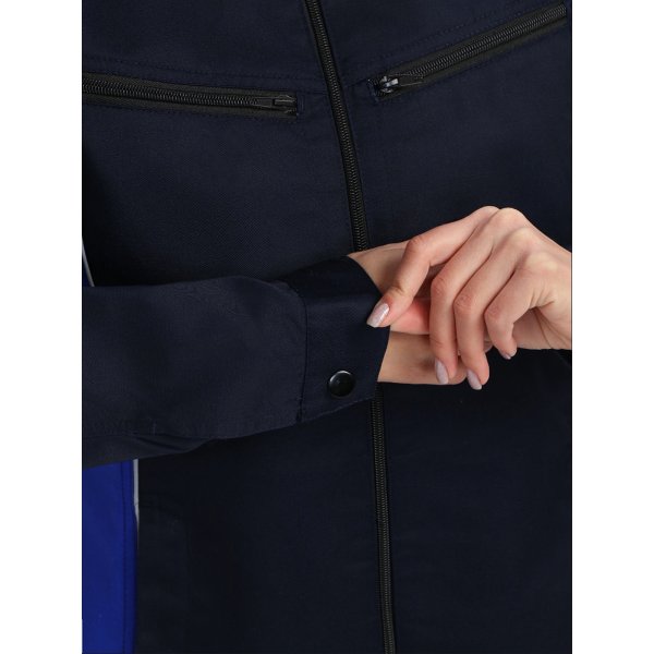 Костюм женский ProfLineSpecialist-1 (тк.Смесовая,240) брюки, т.синий/васильковый