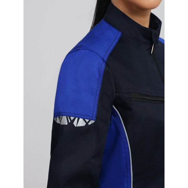 Костюм женский ProfLineSpecialist-1 (тк.Смесовая,240) брюки, т.синий/васильковый