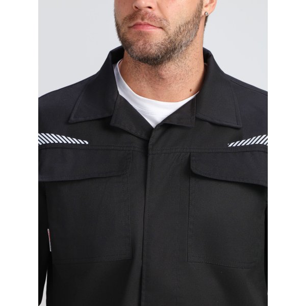 Халат ProfLineSpecialist (тк.Смесовая,240), черный