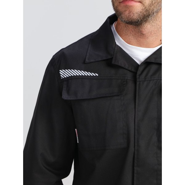 Халат ProfLineSpecialist (тк.Смесовая,240), черный