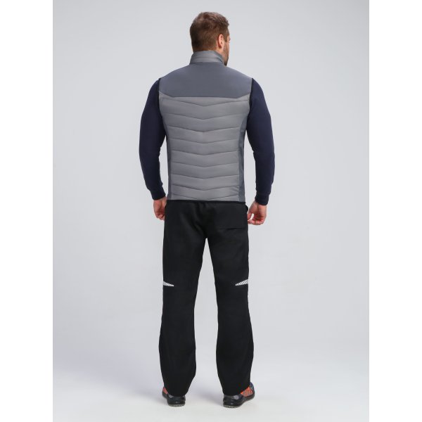 Жилет утепленный ProfLineLeader (тк.Нейлон/Софтшел), серый