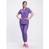 Костюм женский хирургический Модерн-004 (тк.Стрейч,120) MedLine, сиреневый